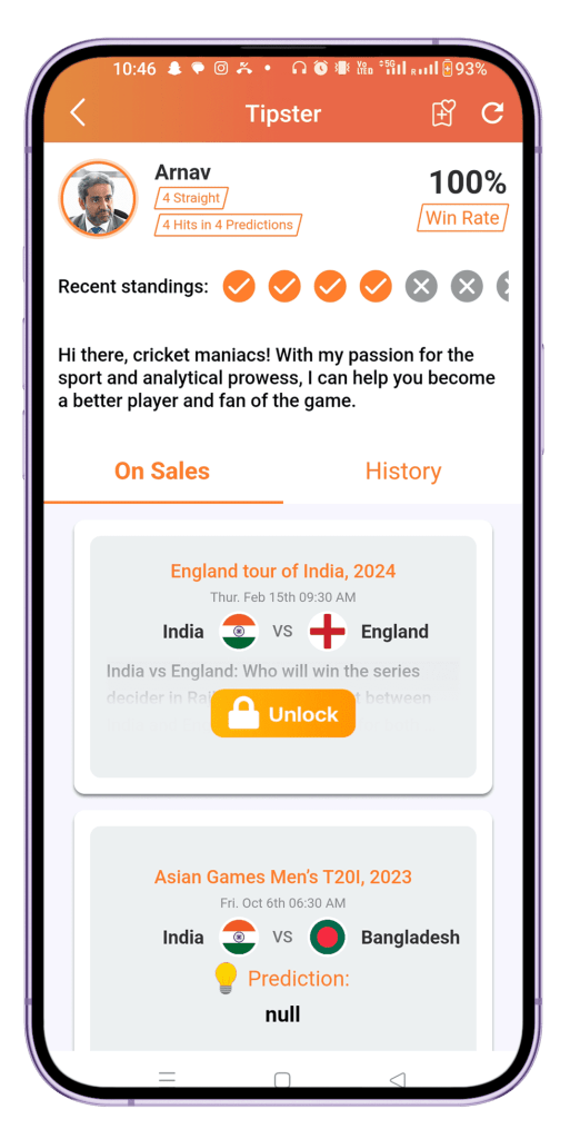 Unlock tipster