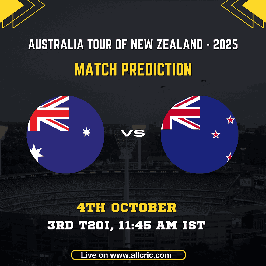 NZ vs AUS Dream11 Prediction & Dream11 Team Today for 3rd T20I – New Zealand vs Australia match preview, fantasy tips, playing XI, pitch & weather report at Bay Oval.