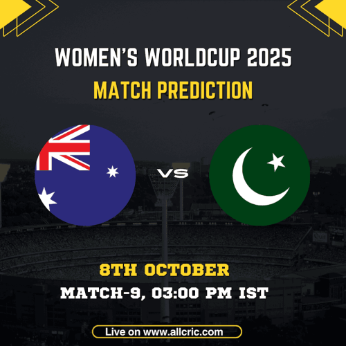 AUS-W vs PAK-W Dream11 Prediction & Dream11 Team today for Women’s World Cup 2025 Match 9. Get dream11 prediction today match, fantasy tips, probable XI, pitch report & match analysis from Colombo.