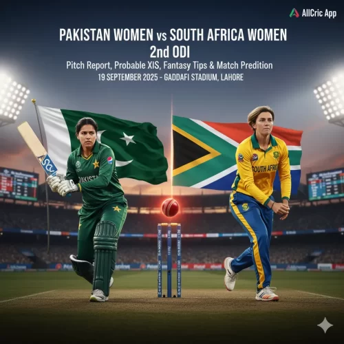 PAK W vs SA W 2nd ODI 2025 – Dream11 prediction, fantasy tips, pitch report & match preview