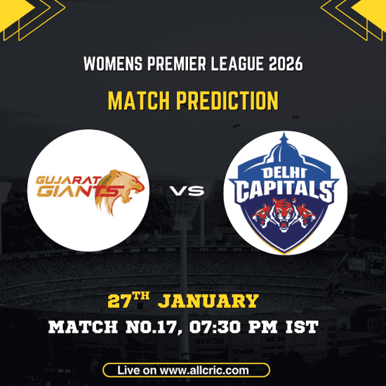 GG-W vs DC-W Dream11 prediction today match for WPL 2026 Match 17, featuring Gujarat Giants Women vs Delhi Capitals Women at Kotambi Stadium